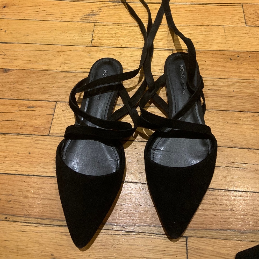 BCBGeneration Lace-up Flats